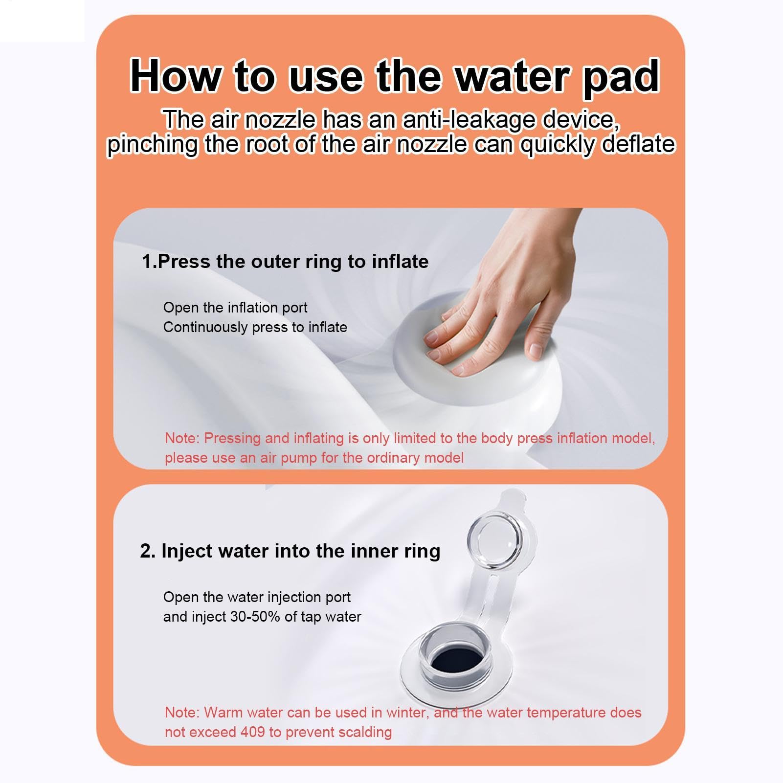 Estera de agua para bebés Esterilla de desarrollo sensorial interactiva portátil