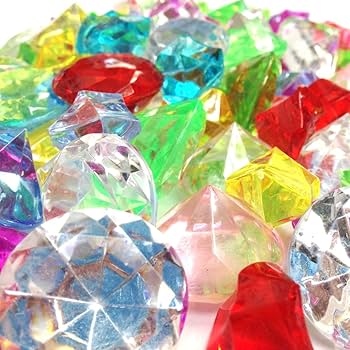 Amazon | 縁日玩具 【アクリルアイス】 ダイヤ&アイスMIX (約1kg