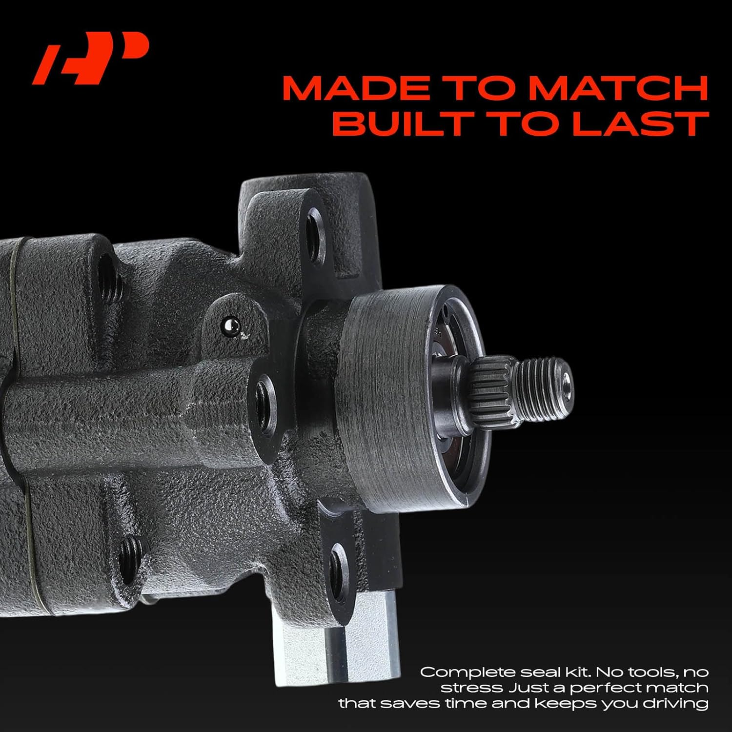 A-Premium Power Steering Pump Compatible with Nissan Pathfinder 1987-1988, Pickup 1995-2004, D21 1986-1994, 240SX 1989-1990, 2.4L 3.0L, Replace # 4911001G10