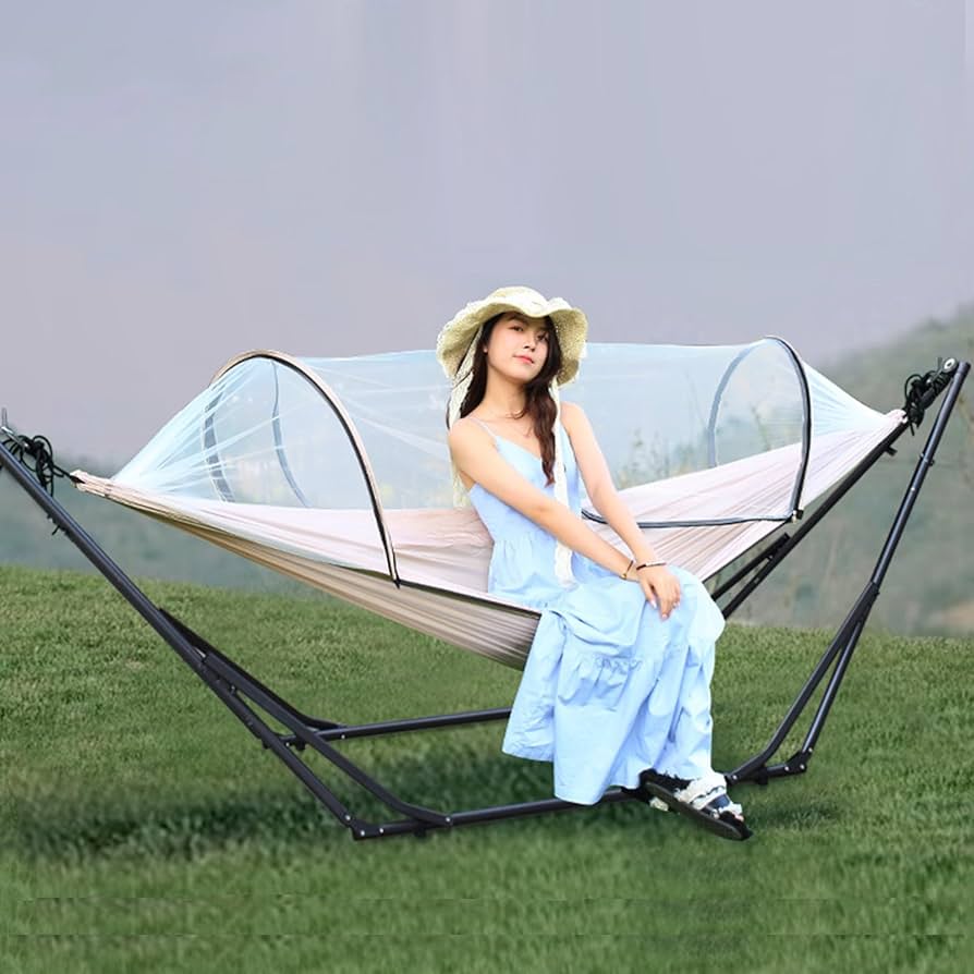 ハンモック　Hammock Amazon.com : Double Hammock, 11 FT Quilted Fabric 2 Person