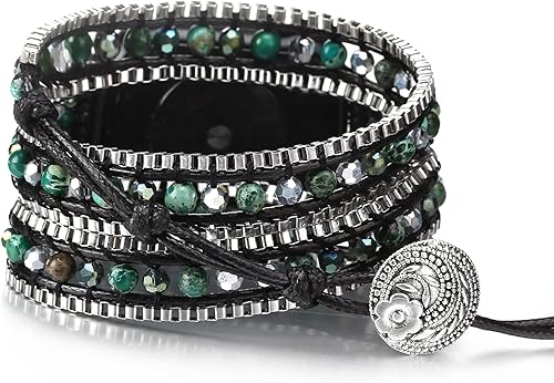 Miniatura 6 de Pulsera bohemia compatible con Apple Watch Band de 1.614 in1.496 in1.575 in 1.929 in1.772 in1.732 in1.654 in, correa para iWatch Apple Watch Series