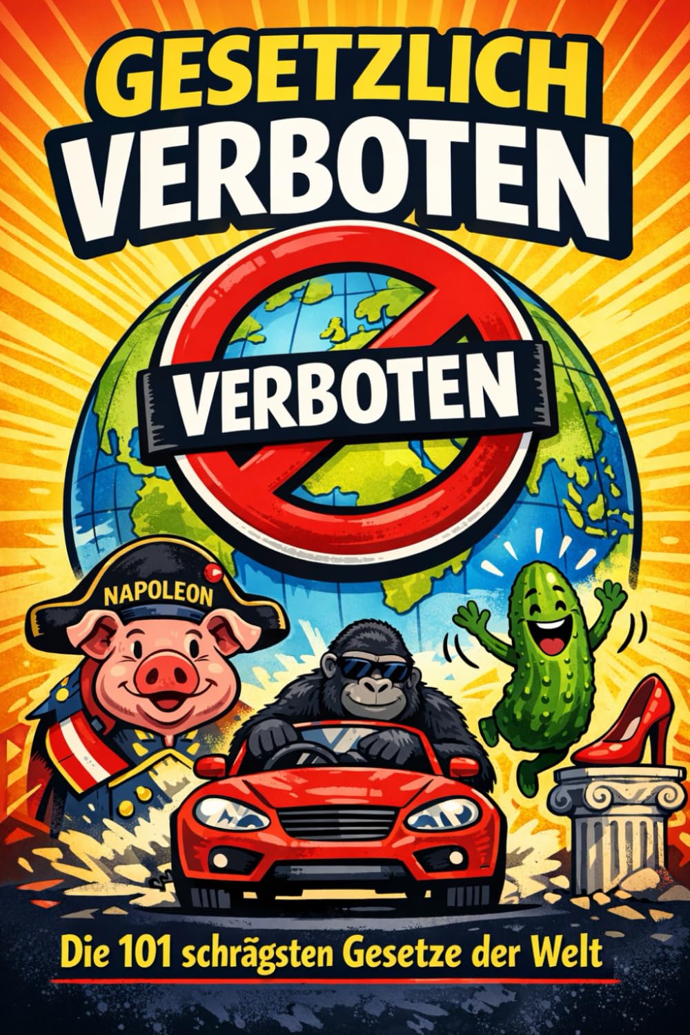 Gesetzlich verboten!: 101 kuriose Rechtsvorschriften aus aller Welt, ein unterhaltsames Geschenkbuch voller unnützem Wissen zum Lachen und Staunen