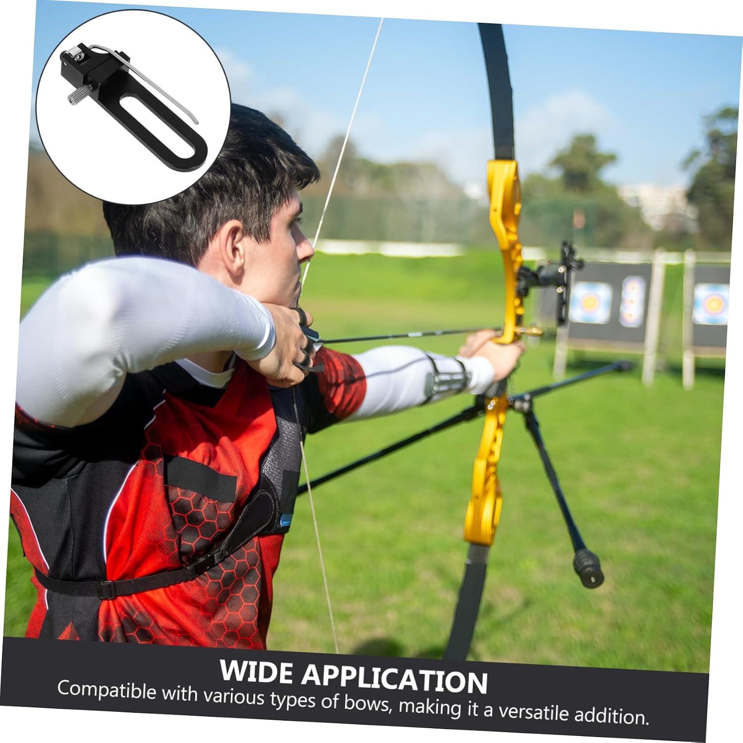 Precision Recurve Arrow Rest with Feature for Enhanced Shooting Accuracy Sturdy Accessory for Recurve Bows and Archery Practice