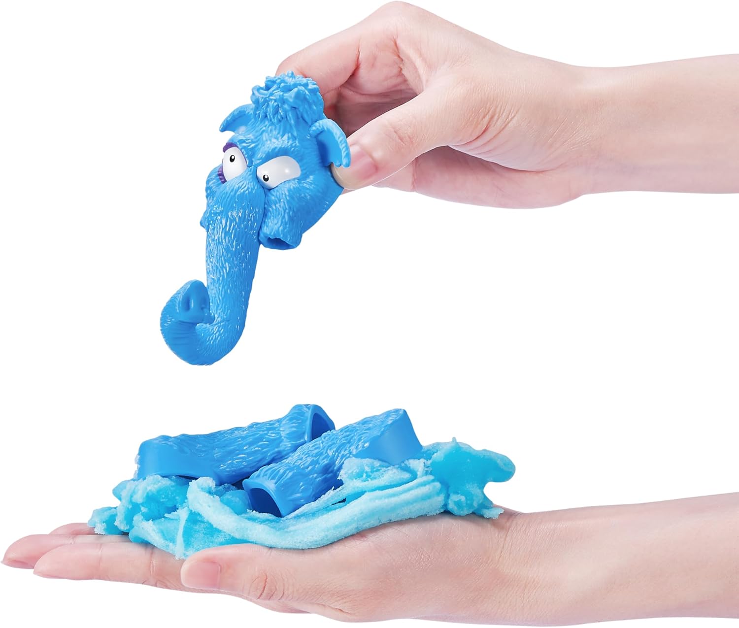Smashers Dino Ice Age Mammoth Series 3 by ZURU Surprise Egg with Over 20 Surprises! - Slime, Dinosaur Toy, Collectibles, Toys for Boys and Kids, Blue