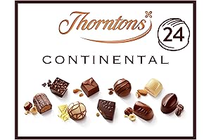Thornton's Continental Chocolate Gift: A Delightful Assortment of Milk, White, and Dark Chocolate Flavors