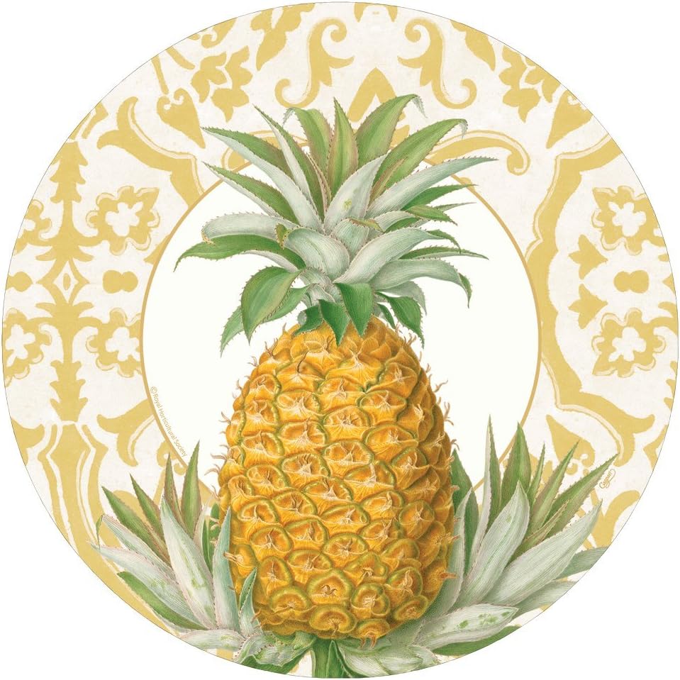 Caspari Entertaining with Caspari 8Pack Royal Pineapple