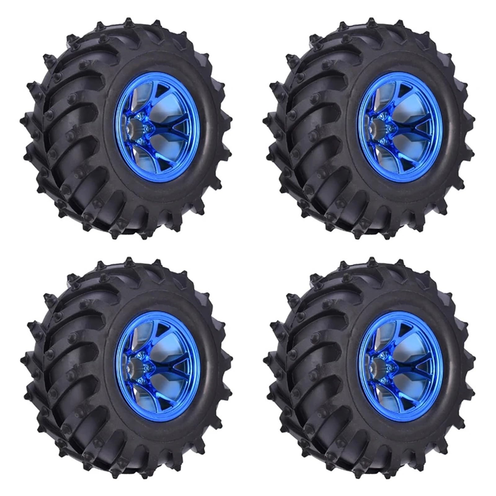 Per Traxxas Per Scx10 Per Buggy 1/10 Pneumatico Ruota 120mm 125mm 130mm Monster Truck Pneumatici Ruote RC Auto Crawler 4PCS 12mm Hub Parti