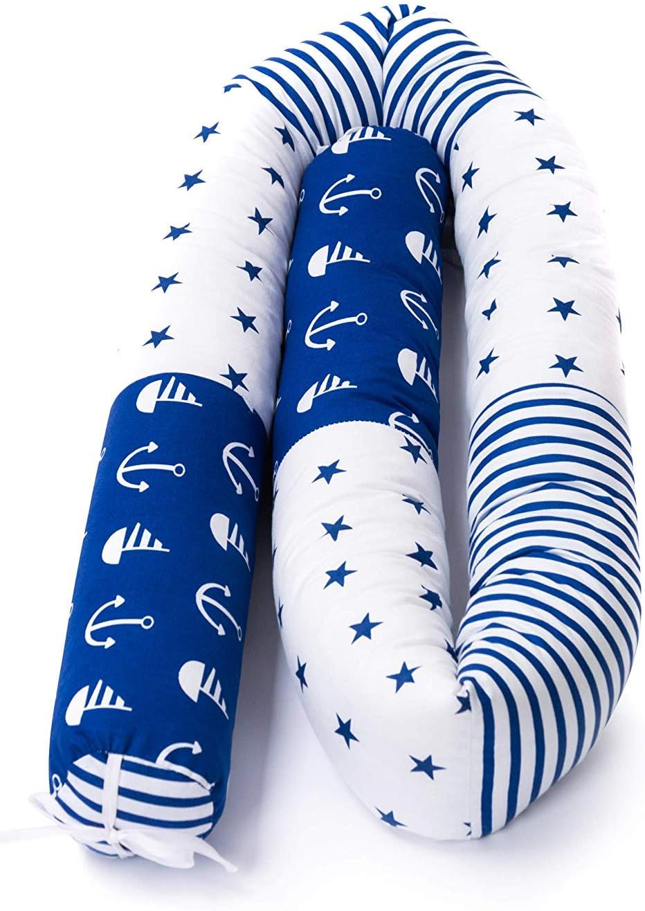 Amilian® Bed Snake Cot Bumper, Snake Bed Roll, 210 cm, BOA18