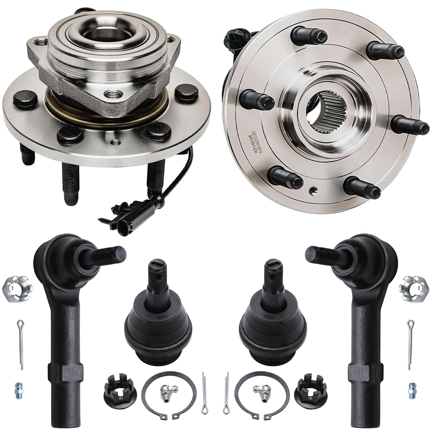 Detroit Axle - 4WD Front Wheel Hubs Kit for 07-13 Chevy Silverado 1500