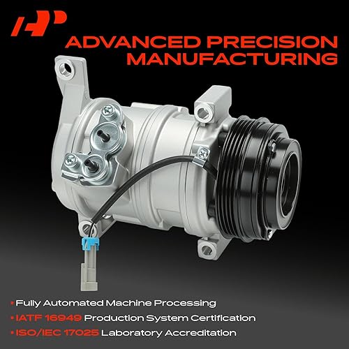 Miniatura 5 de Compresor de aire A-Premium con embrague compatible con modelos Chevrolet, GMC - Silverado, Sierra, Tahoe, Yukon, Suburban, Express, Escalade