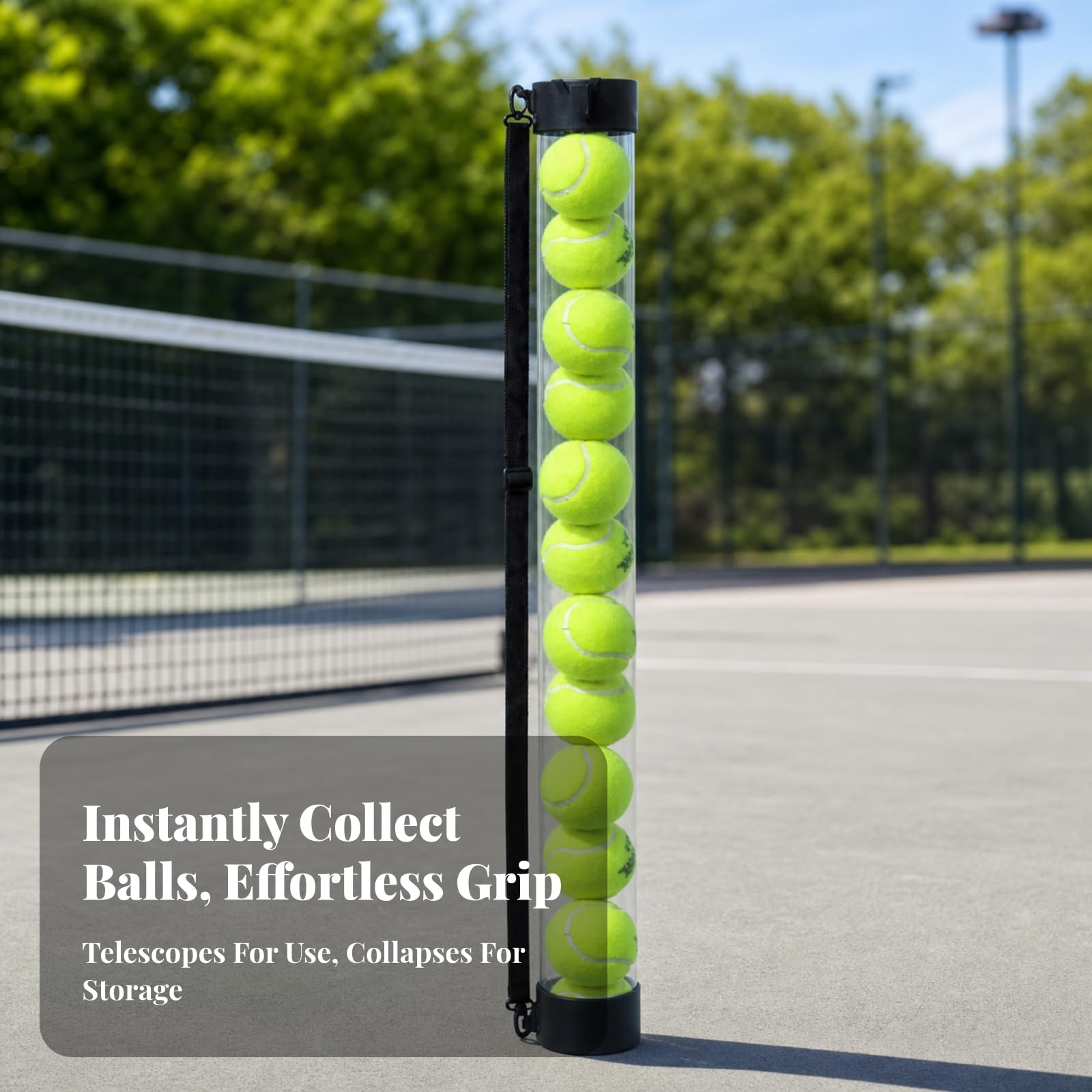 Raccoglitore di Palline con Tracolla