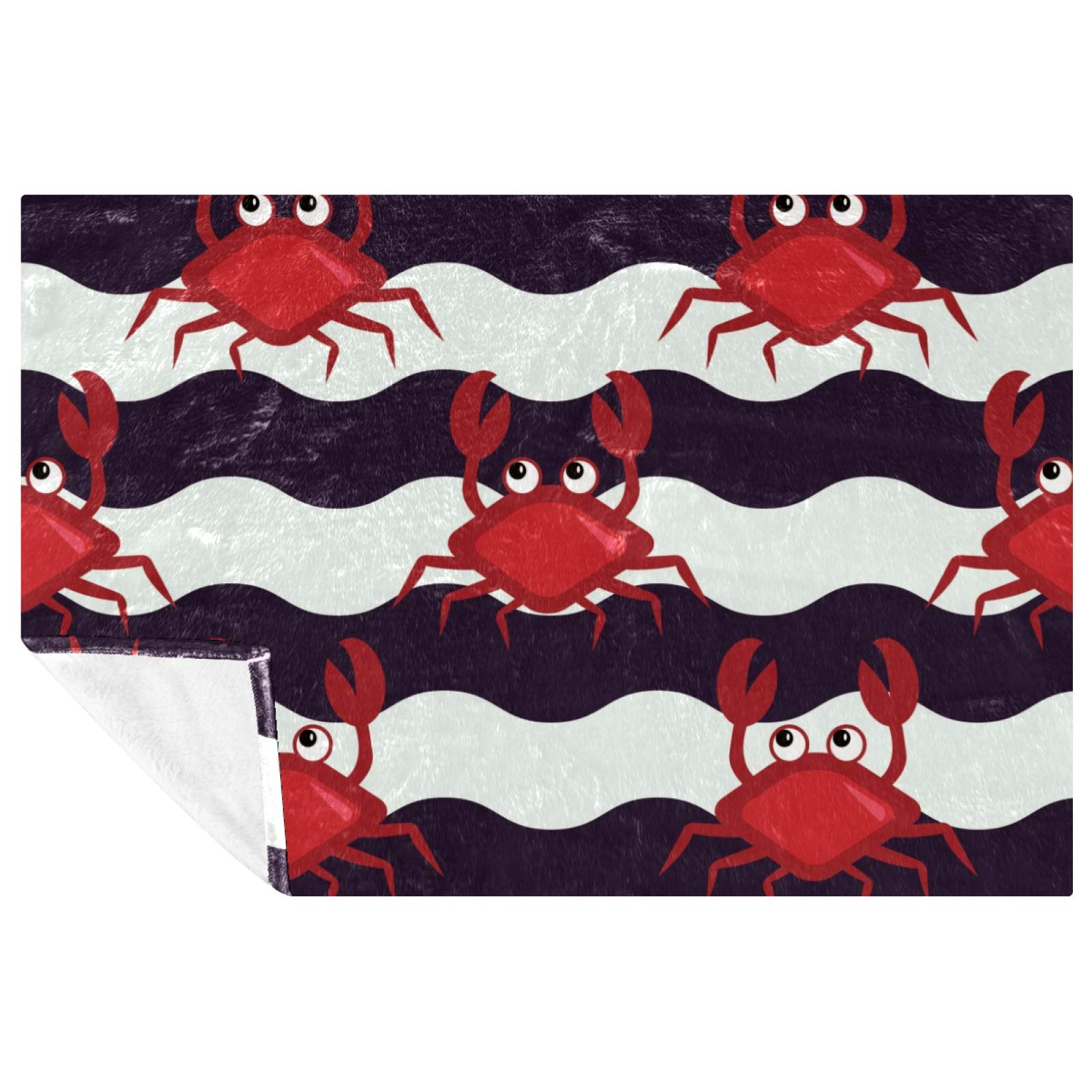 Couverture crabe à chevrons de qualité supérieure lit