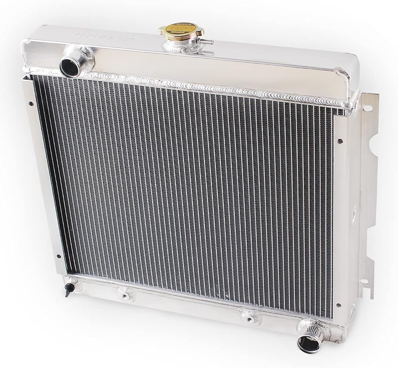 Radiador de alumínio 3 fileiras LUXERAD para Dodge Dart, Plymouth Duster e Valiant V8 – DH526