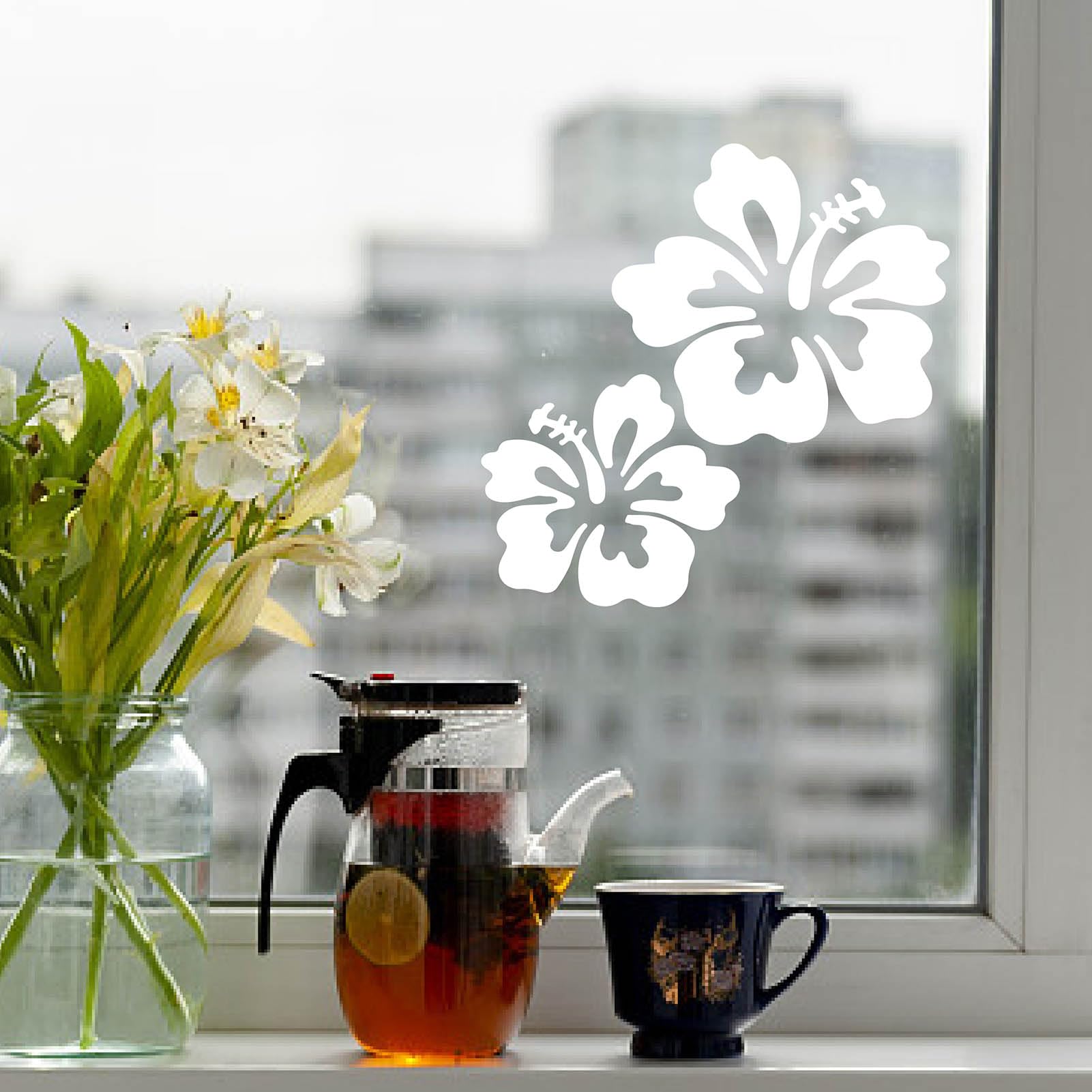 Fiore Di Ibisco All'uncinetto Per Auto – Decorazione Hawaiana Rosa, Ciondolo Per Specchietto Retrovisore, Portachiavi, Fatto A Mano In Cotone - 3
