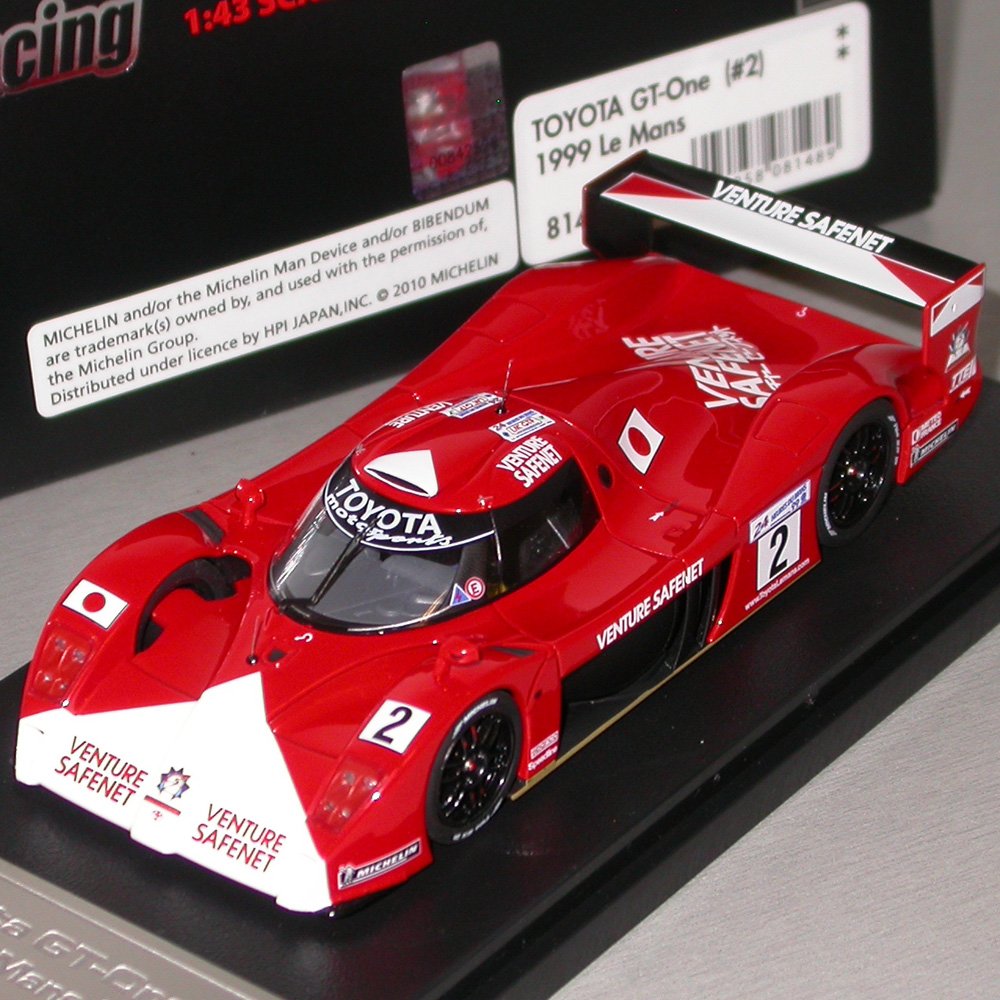1:43 HPI Toyota GT-ONE 1999 Le Mans #2 : Amazon.co.uk: Toys & Games