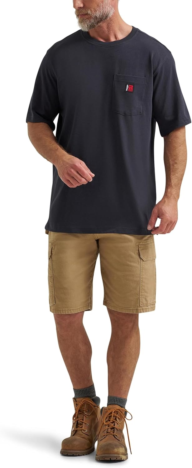 Wrangler 3W700AH Riggs Workwear Short Sleeve Pocket Tee Mens Shirts - Image 4
