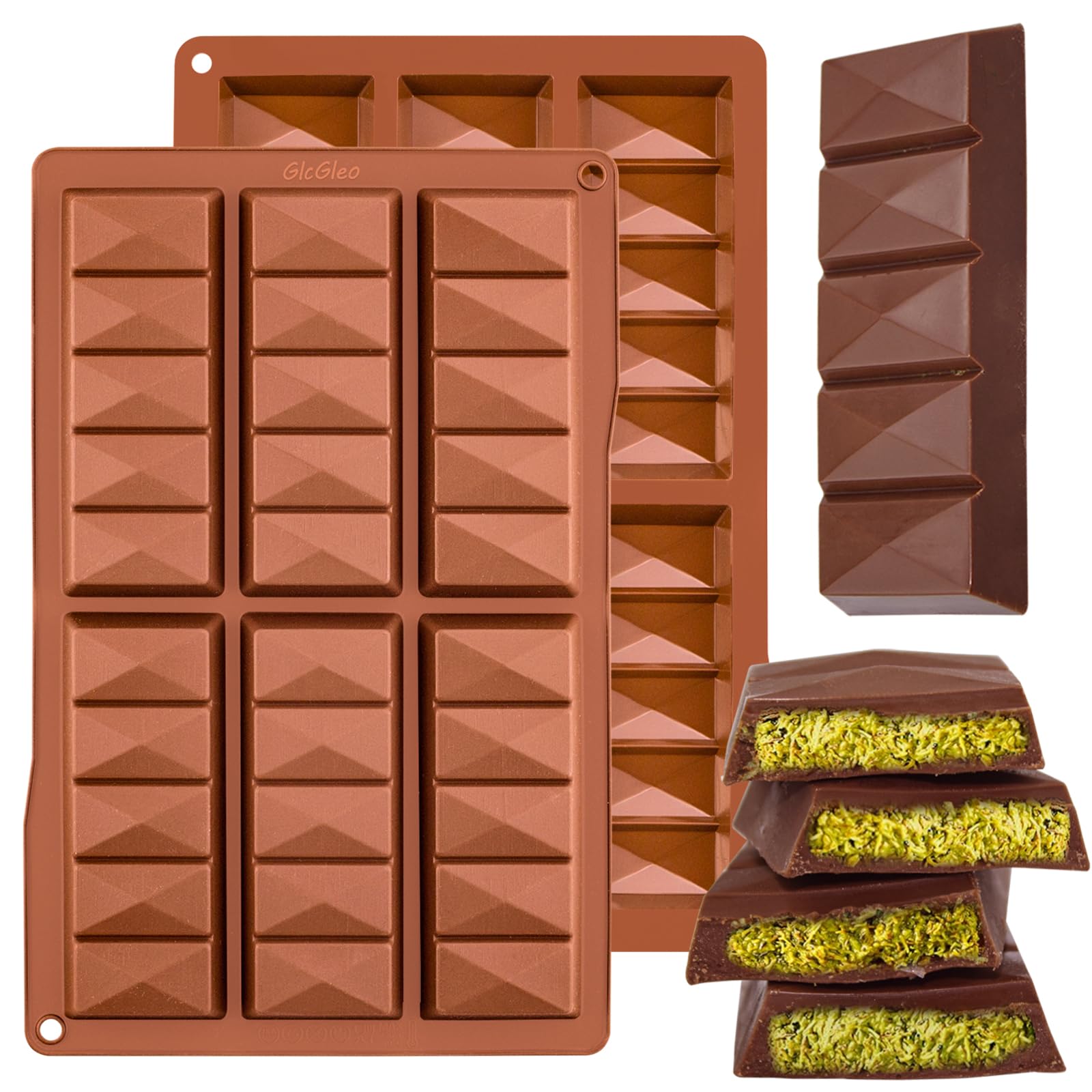 Moule tablette chocolat 6 cavités souple pour réussir vos bonbons et gaufres sans casse