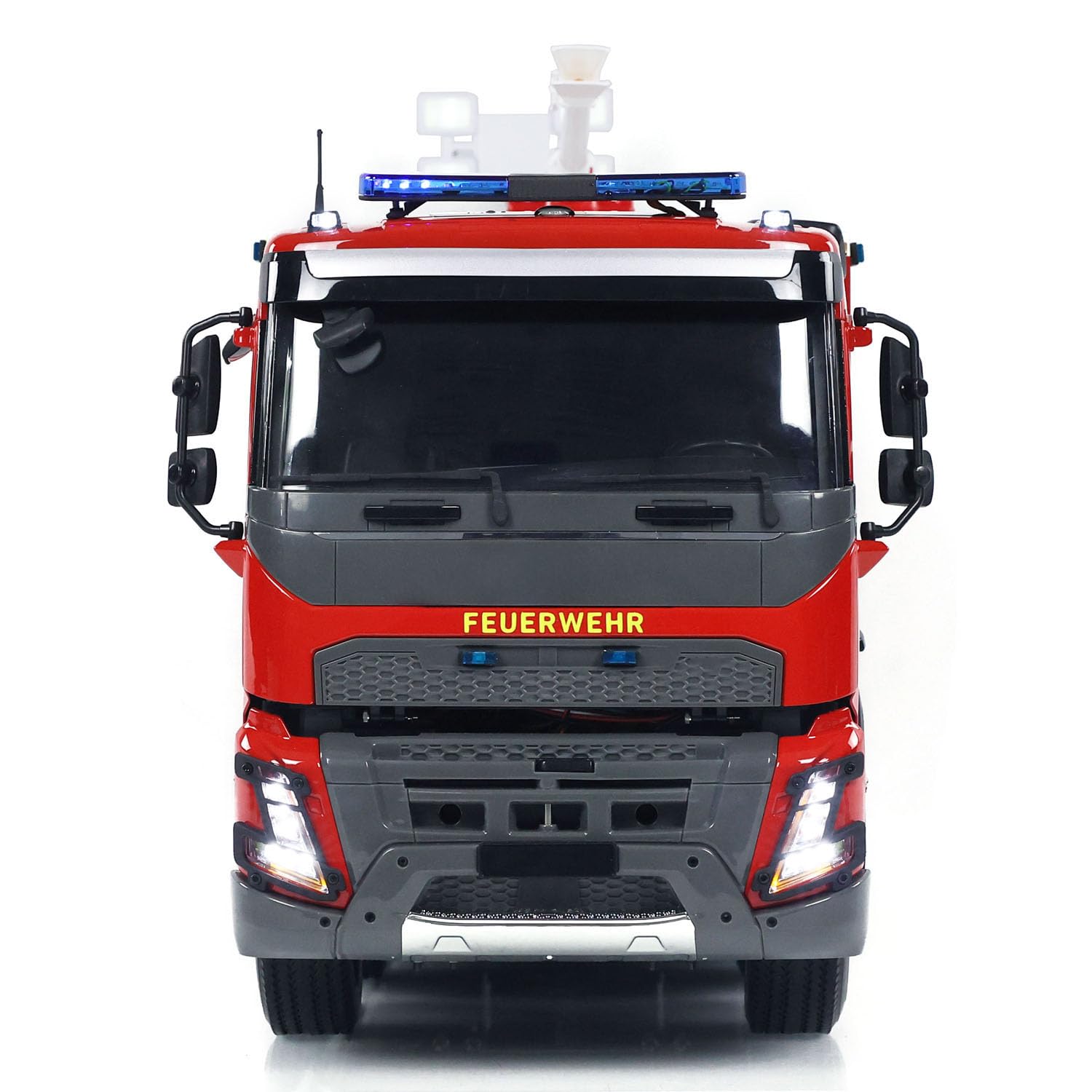 TOUCAN RC HOBBY 1/14 Camion dei pompieri radiocomandato 8X4 Rc Vigili del Fuoco Modello Luci Suoni