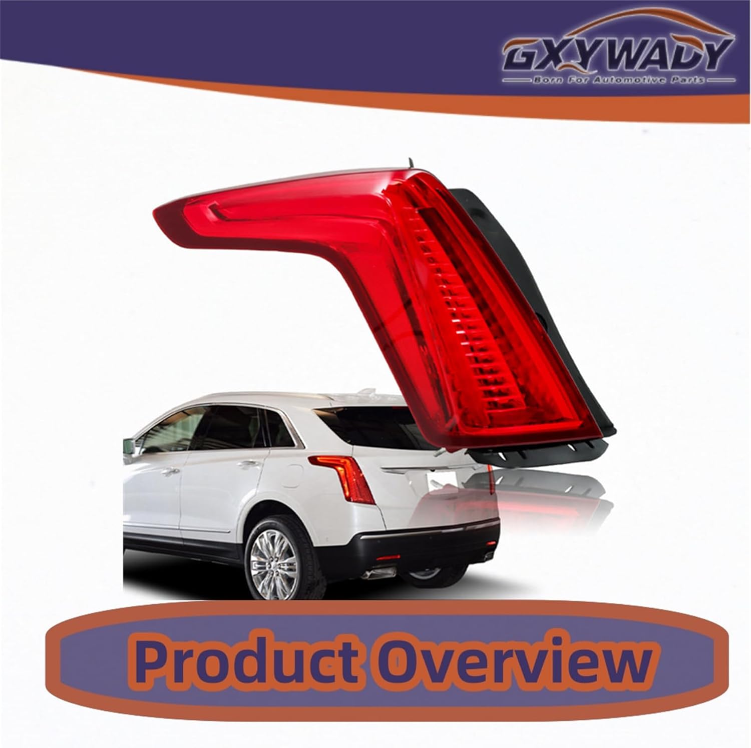 GXYWADY Brake Light Replacement for 2017 2018 2019 2020 2021 XT5 Tail Light Left Side Replacement for GM2804125
