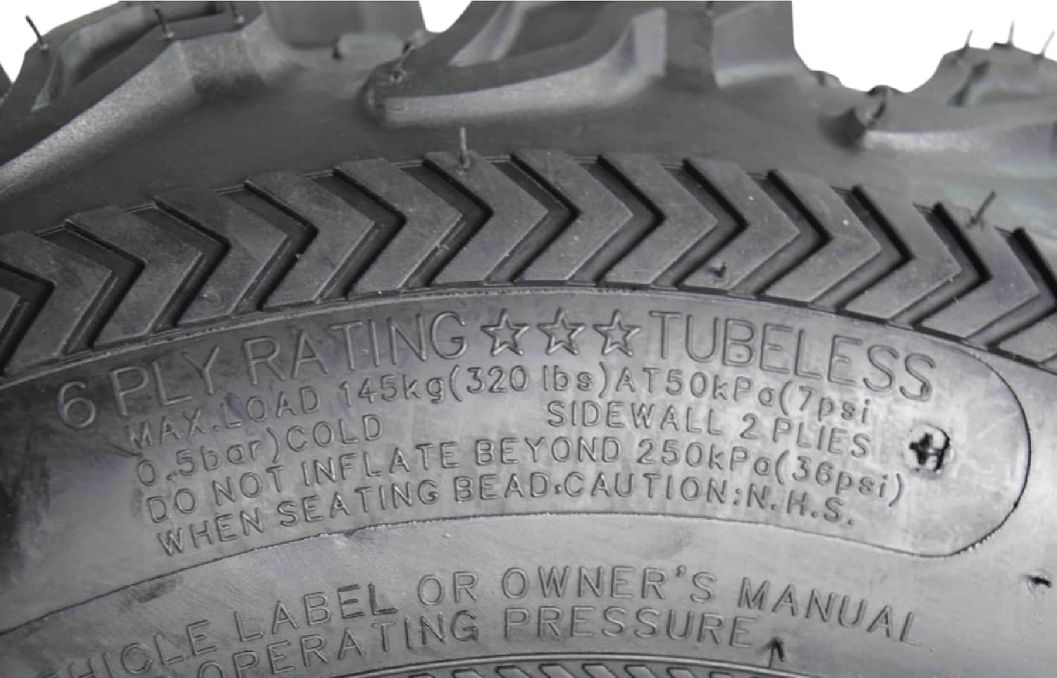 Kenda Bearclaw EX K573-24x8-11 Front Tire for All Terrain (ATV), UTV, and Side by Side (SxS) Vehicles - 6-Ply - Bear Claw EX 24x8x11