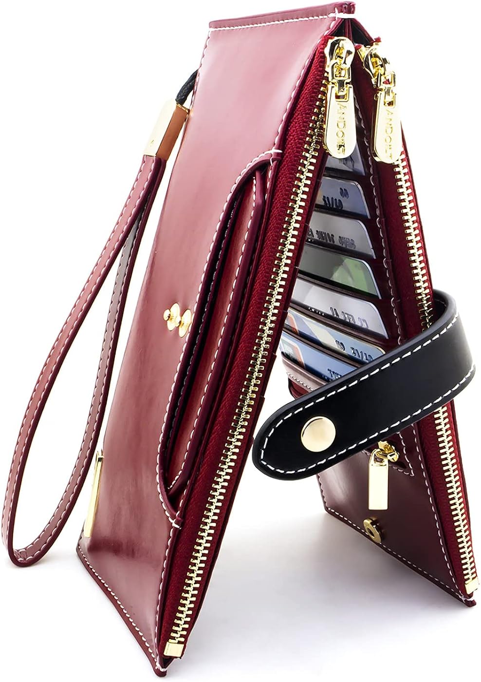 ANDOILT Wallets for Women Genuine Leather Wallet RFID