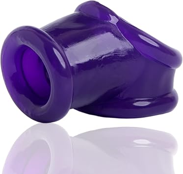 OXBALLS POWERSLING Original Cocksling - Squeeze-Ball Sack Stretcher & Bulge-Pumping Vice - Stretch Your Nuts Raw, Grip Your Sweaty Shaft, Pack a Monster Bulge for Jockstrap Play - Eggplant