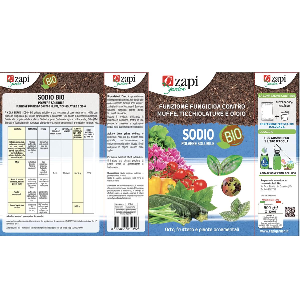 Zapi Luce Verde Polvere Solubile - Concime Verde 1kg Per Piante E Prato - Foto 3