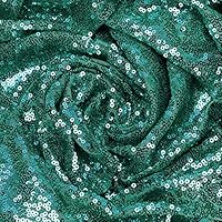 Trimming Shop Rifiniture Scintillanti Paillettes Glitter Runner Decorazioni per Feste di Anniversario di Compleanno Banchetti di Nozze Decorazioni da Pranzo, 11 x 108 Pollici, Verde Smeraldo, 1 pz