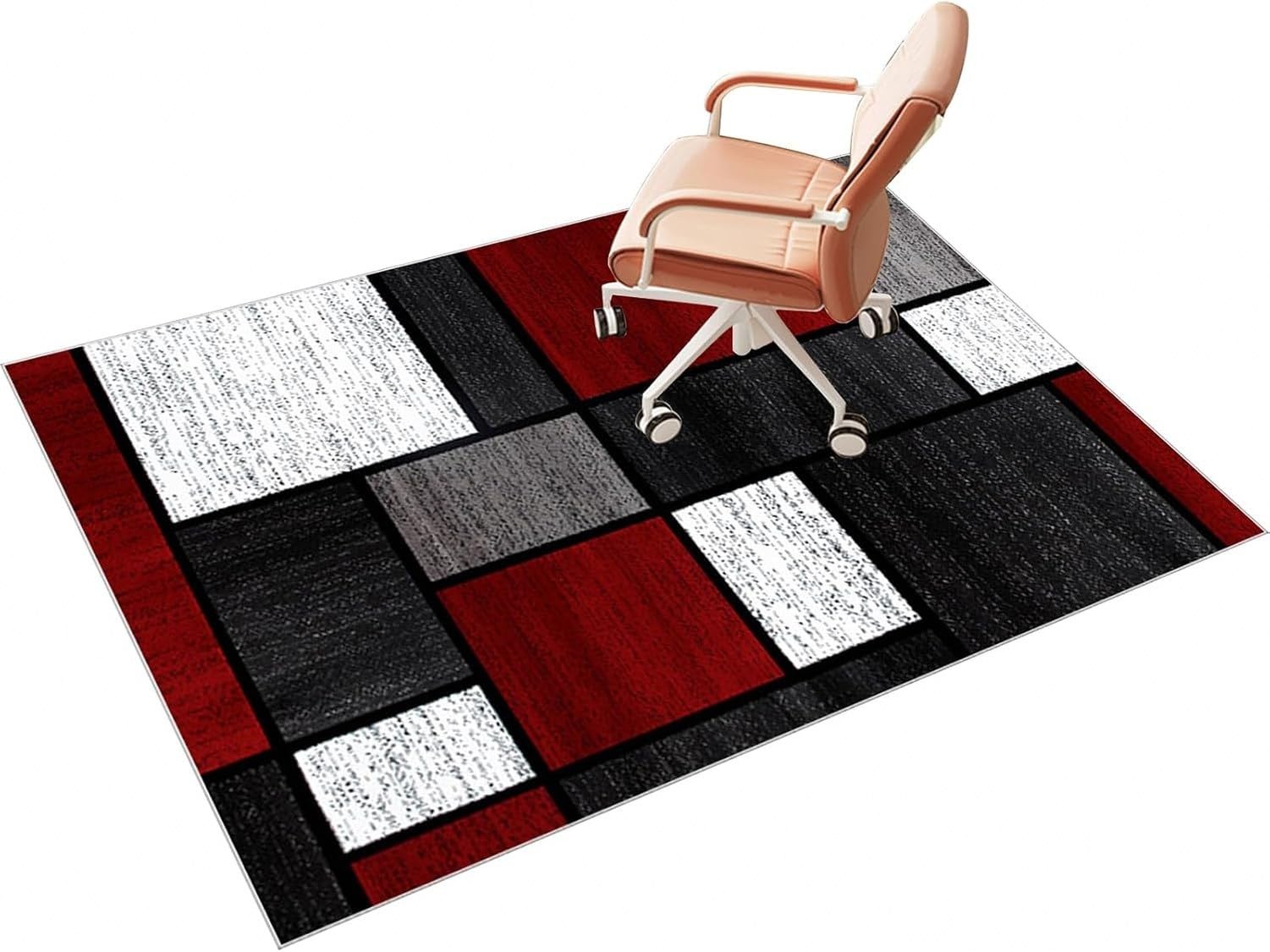 Tapis de Sol Protection Chaise de Bureau Sol Dur, Color-1587a, 110 x 140 cm