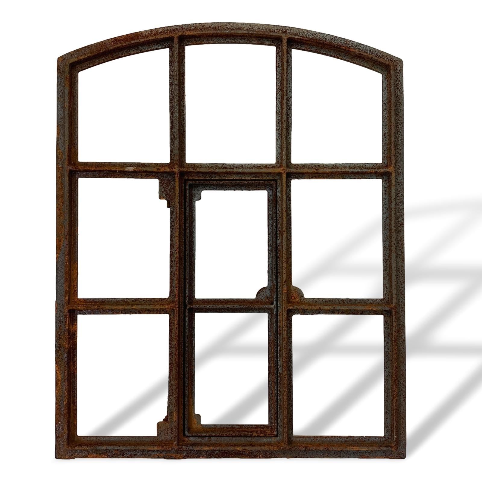aubaho Stallfenster Rost Fenster zum Öffnen Scheunenfenster 71cm Eisen Antik-Stil Eisenfenster Deko Garten