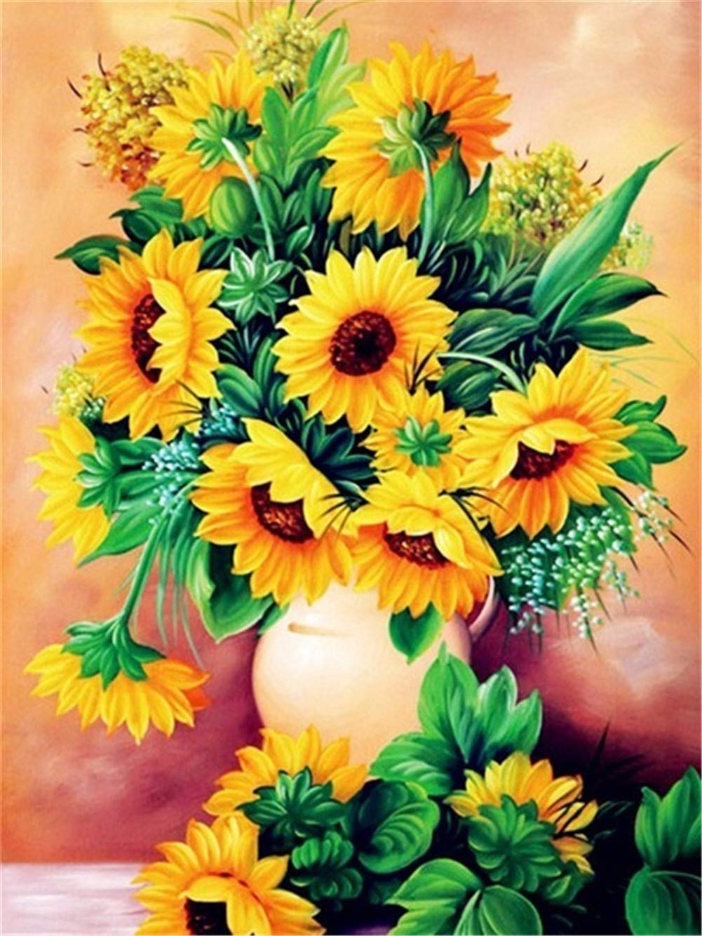 Diamond Painting Tournesol 5D pour créer une ambiance chaleureuse dans votre salon