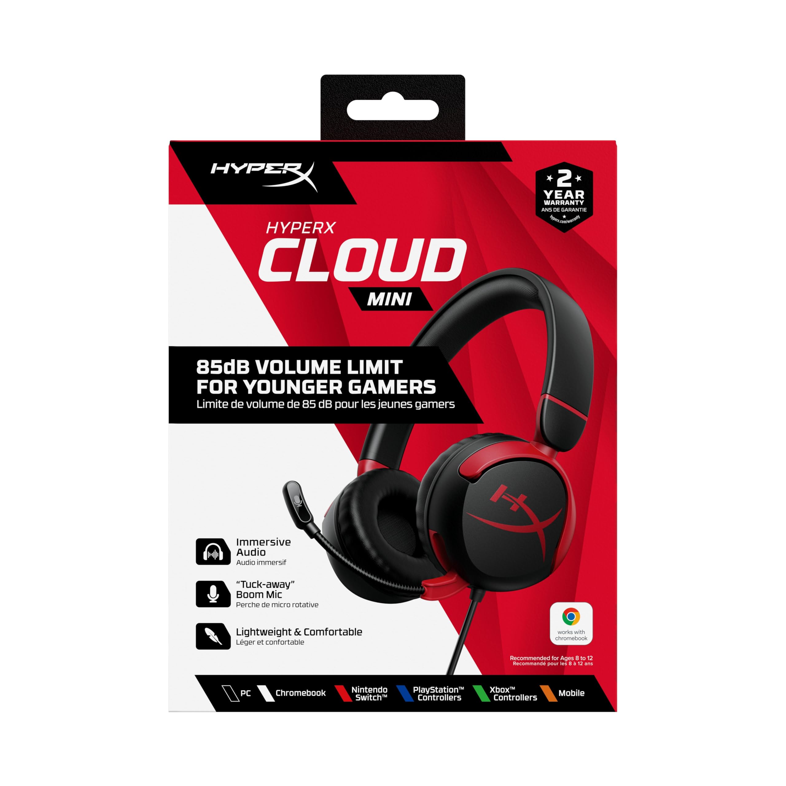 HyperX Cloud Mini Wired Black Red