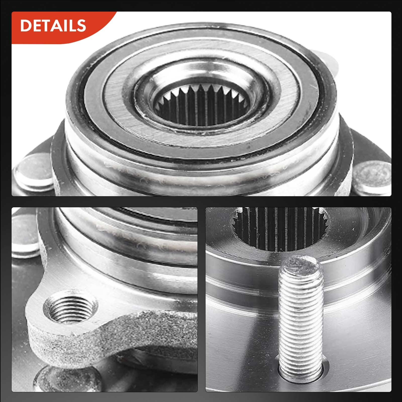 Frankberg Cuscinetto ruota Set di cuscinetti ruota Asse Anteriore Ruota flangiata diametro 139 Compatibile con i30 Coupé i30 GD Cee'D Sportswagon JD Cee'D JD Pro Cee'D JD Replace# 51750A6000