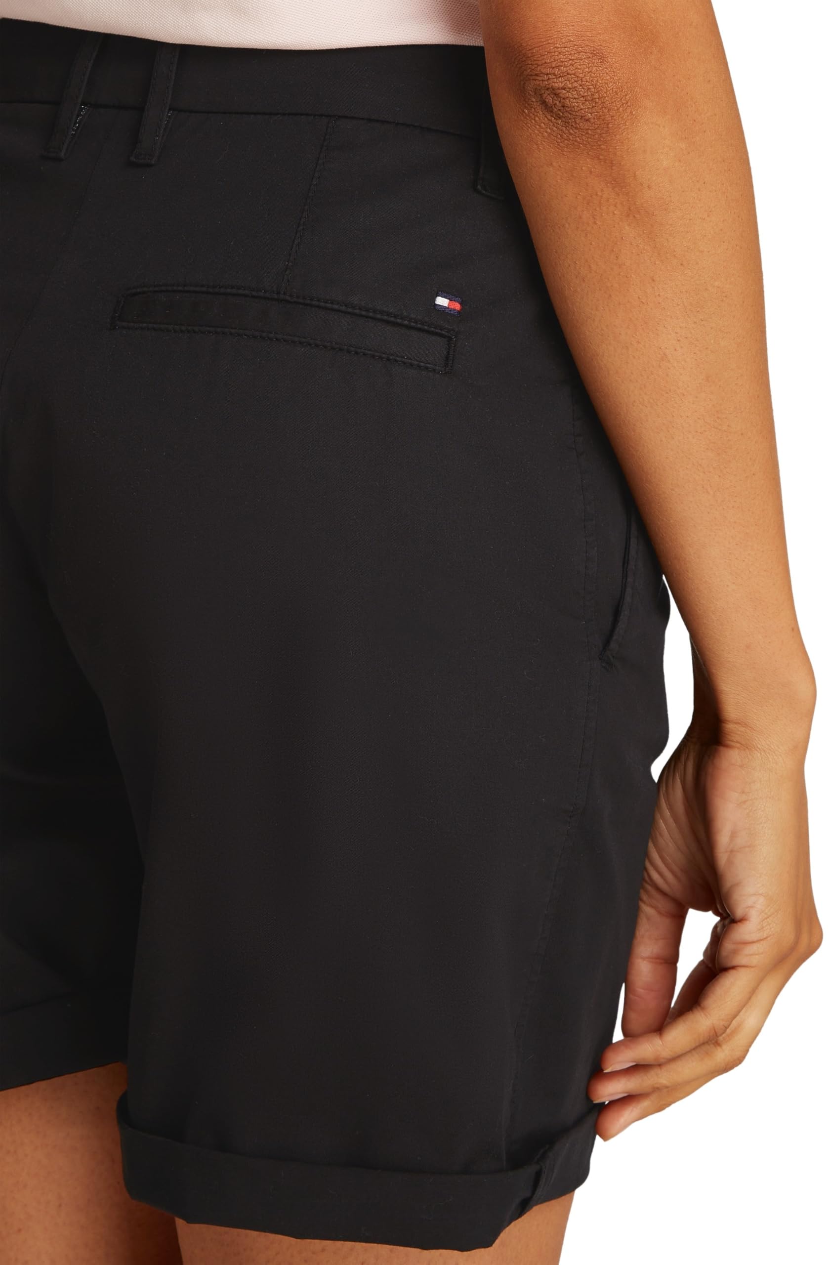 Tommy Hilfiger Pantalones Cortos Chinos para Mujer Mom Fit