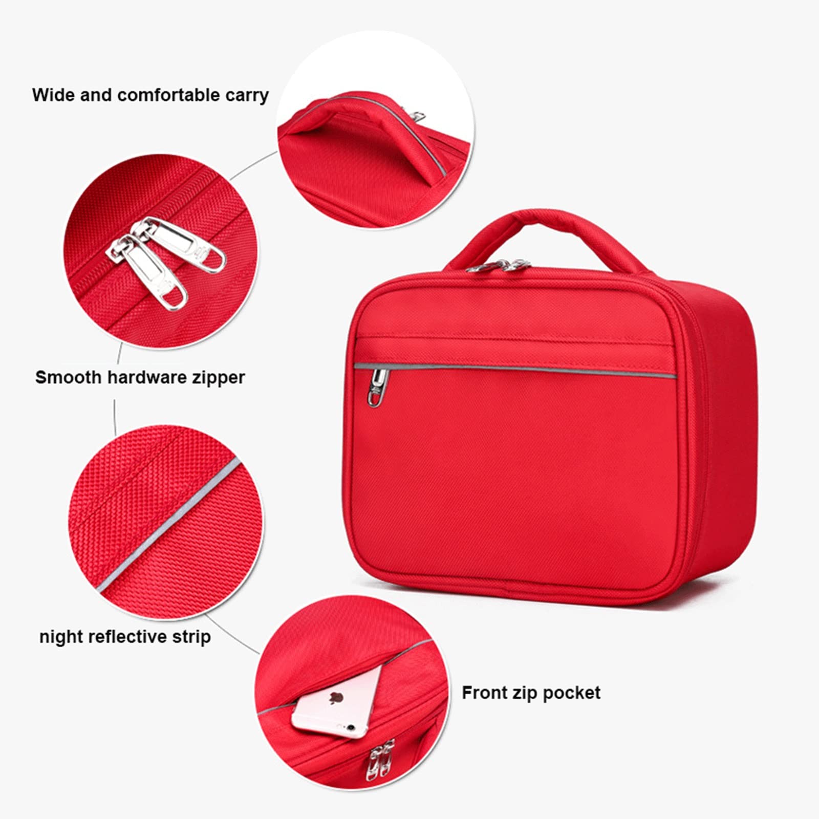 ETELIN Botiquín De Primeros Auxilios, Kit De Primeros Auxilios Bolsa Portátil Vacio Bolsa Médico De Emergencia Profesionales Bolsa para Emergencias para Suministros Médicos