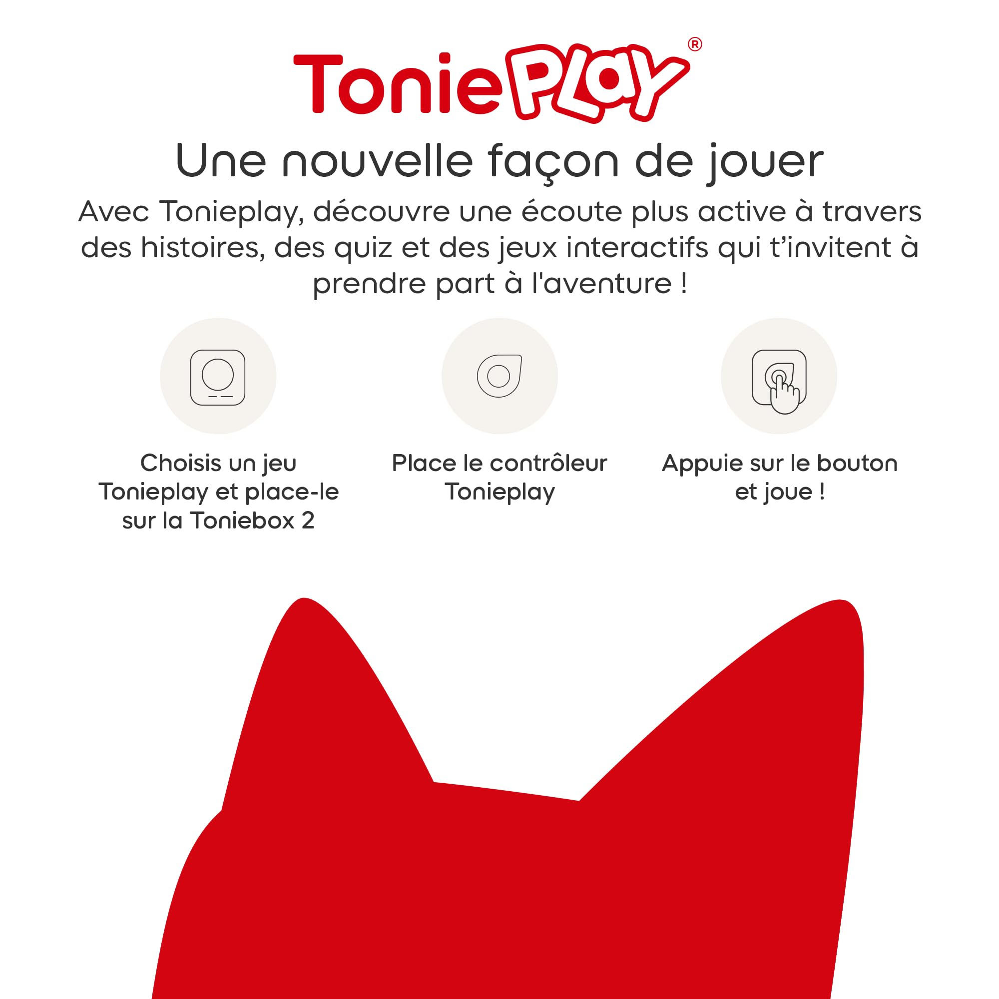 tonies Jeu Tonieplay Peppa Pig - Joue avec Peppa, Compatible avec La Toniebox 2, Jeu 3 à 9 Ans, Boîte à Histoires et contrôleur tonieplay Vendus séparément