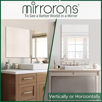 Mirrorons Frameless Mirror, Wall Mirror 47