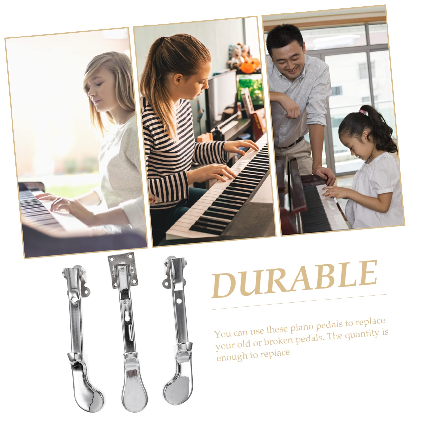 BESTonZON für Klavierpedalfuß Sustain-pedal für Ersatz-klavierzubehör Aus Metall