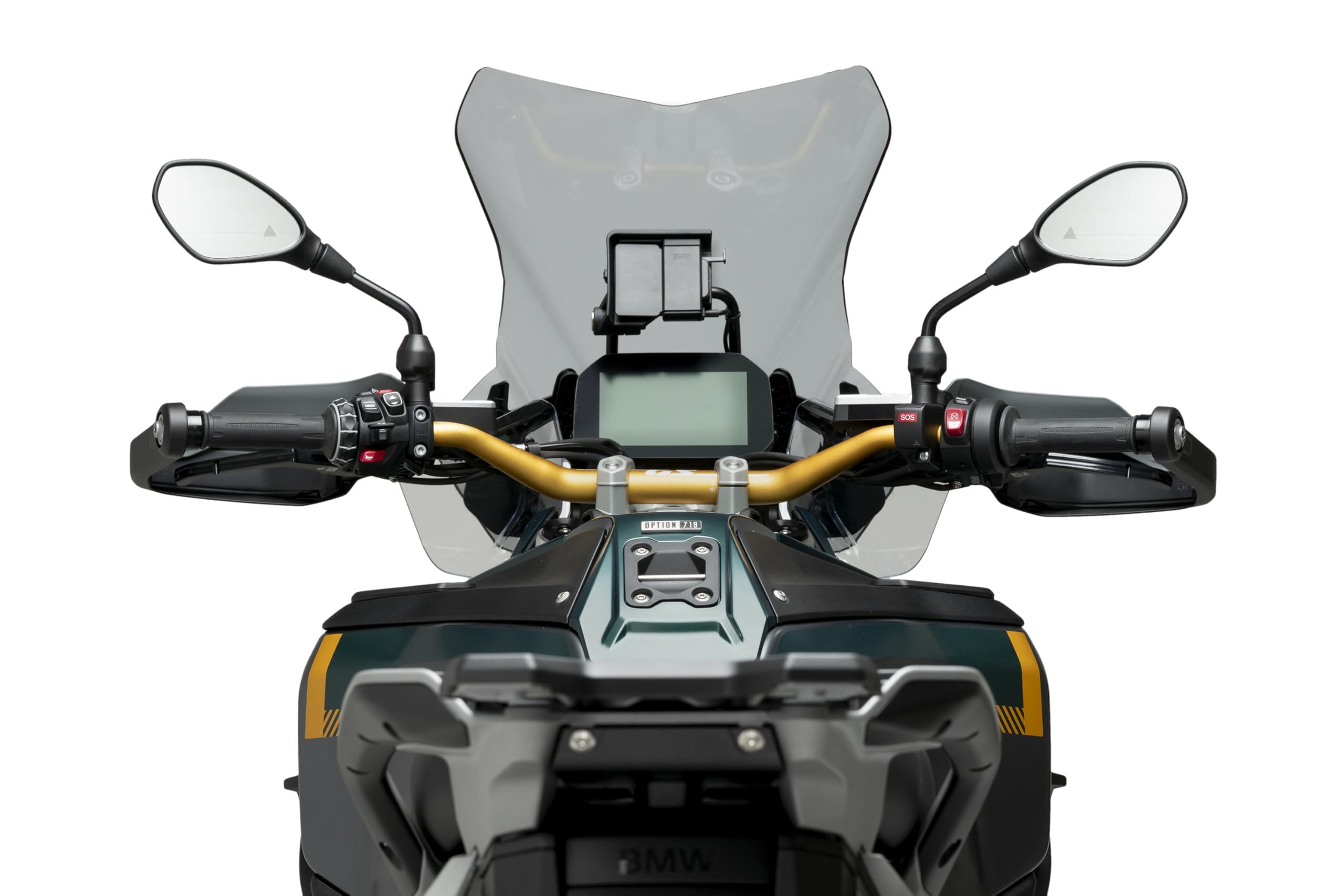 Puig 22268H Bulle Touring Plus protection renforcée, Fumé