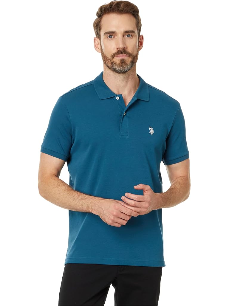 U.S. POLO ASSN. Slim Fit Interlock Polo