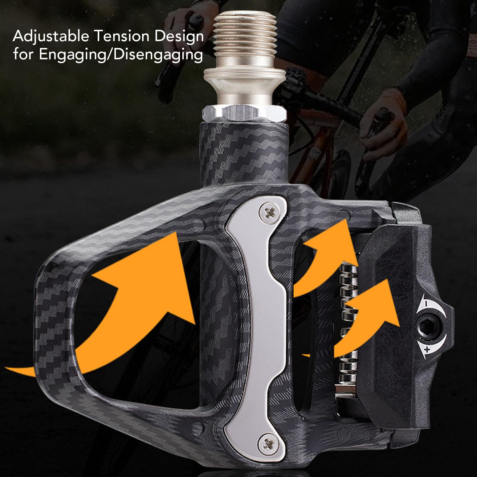 Socobeta Pedali Automatici Autobloccanti Corpo in Fibra di Nylon per Appassionati di Ciclismo su Strada 2 unità