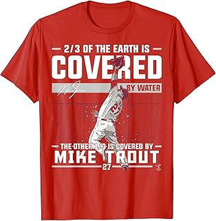 Mike Trout Covered By T-Shirt - Apparel T-Shirt