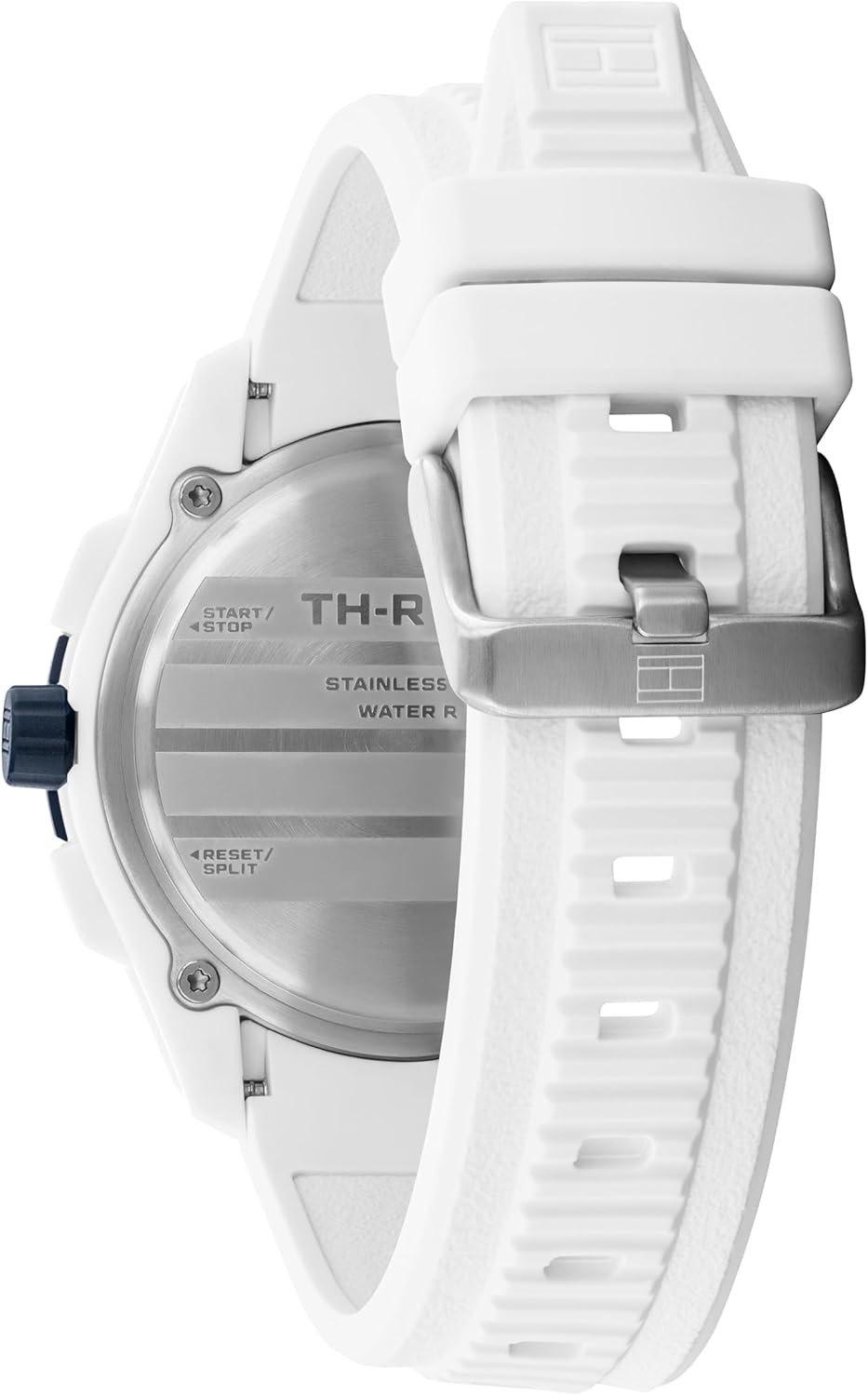 Tommy Hilfiger TH-Regatta Men's Chronograph Quartz Watch – 44mm Stainless Steel Case, Rotating Bezel, Silicone Strap, Nautical- Inspired Sport Style, Gift for Him - Image 2