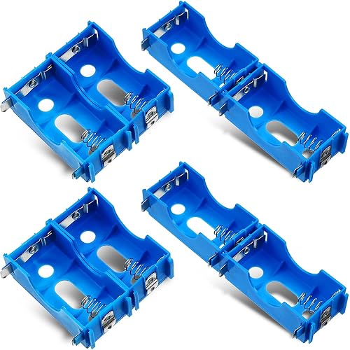 LEIFIDE 8 piezas de soporte de batería de célula D serie o almacenamiento paralelo tamaño D, caja de batería de plástico para ciencia física,