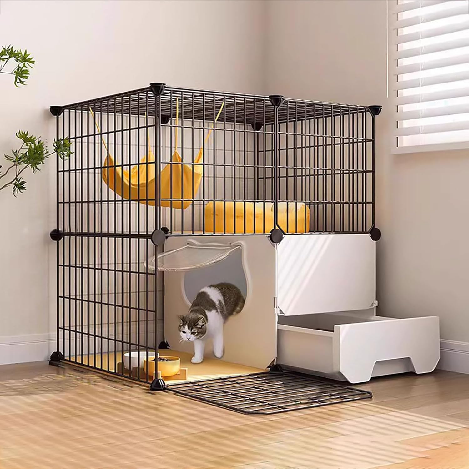 Cage détachable pour petits animaux évitant les fugues de vos lapins