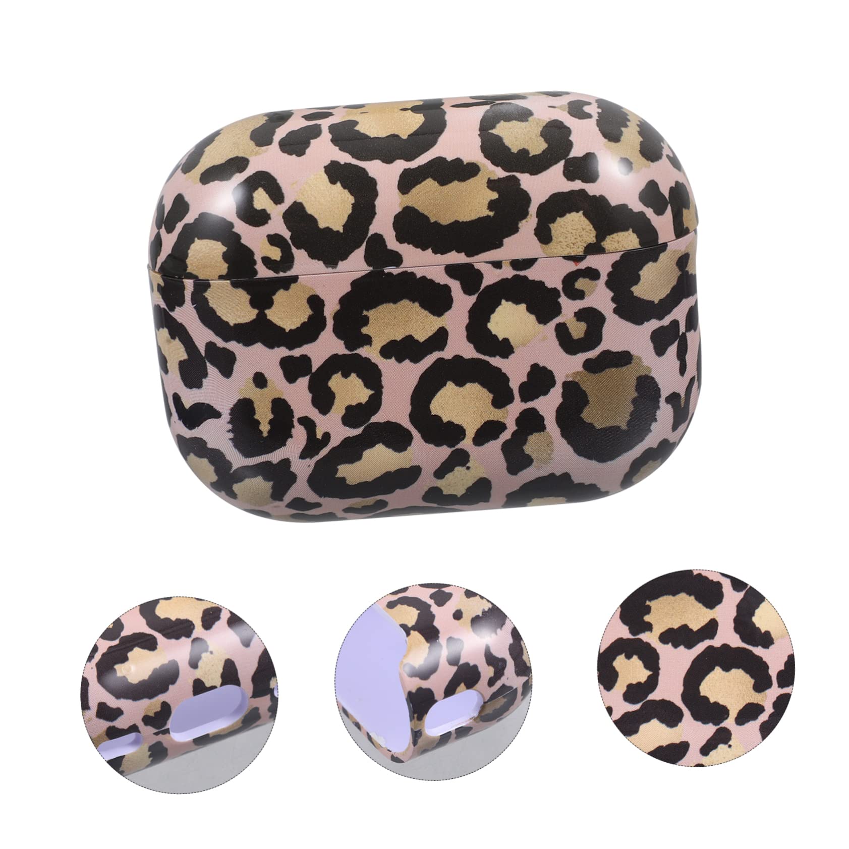 DOITOOL 4stücke Wireless Earbuds Schutzcase Leopard Design Kompatibel Mit Stoßfest Und Tragbar Stylischer Kopfhörer Schutz Leicht Und Langlebig Für Unterwegs