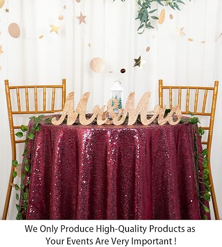 Vista 49 de ShiDianYi Mantel redondo de 90 pulgadas, mantel de lentejuelas color fucsia con purpurina para tarta, postre brillante, para fiesta de cumpleaños