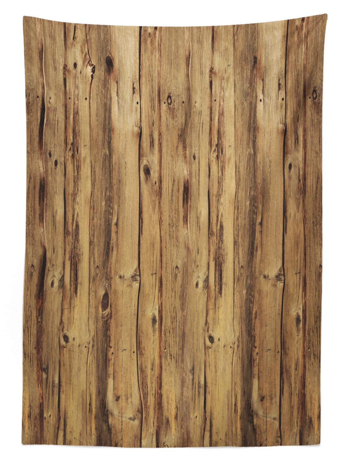 ABAKUHAUS Tovaglia Rustica Effetto Legno 140x200 Cm – Perfetta Per Tavolo Da Pranzo E Cucina, Marrone
