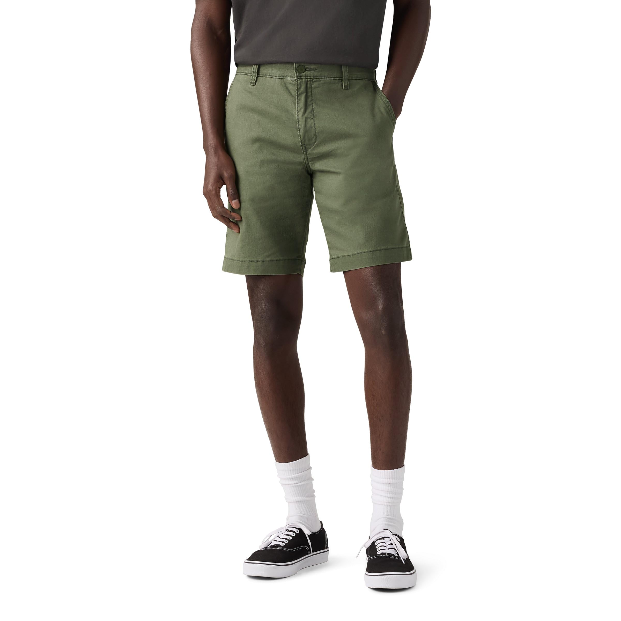 Levi's Men's Green Levi’s Xx Chino Shorts Ii In In Kambaba Cotton Linen, Size 36