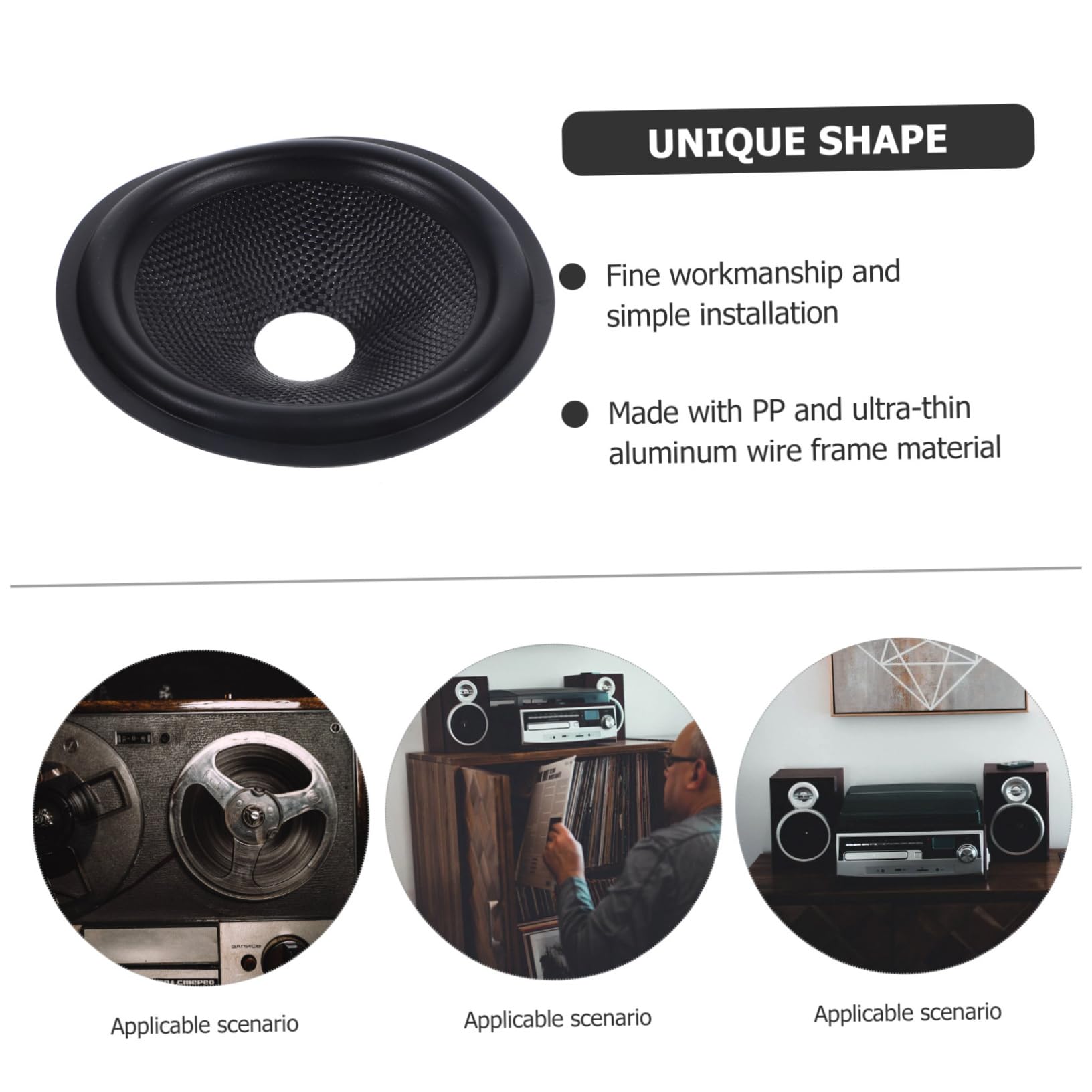 Amazon | BELLIFFY サブウーファーコーン 製スピーカー部品 音質